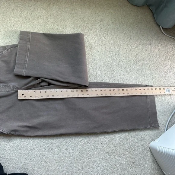 SPANX Stretch Twill Cropped Wide Leg Pants. Tan/taupe. Size Medium. - Picture 9 of 12